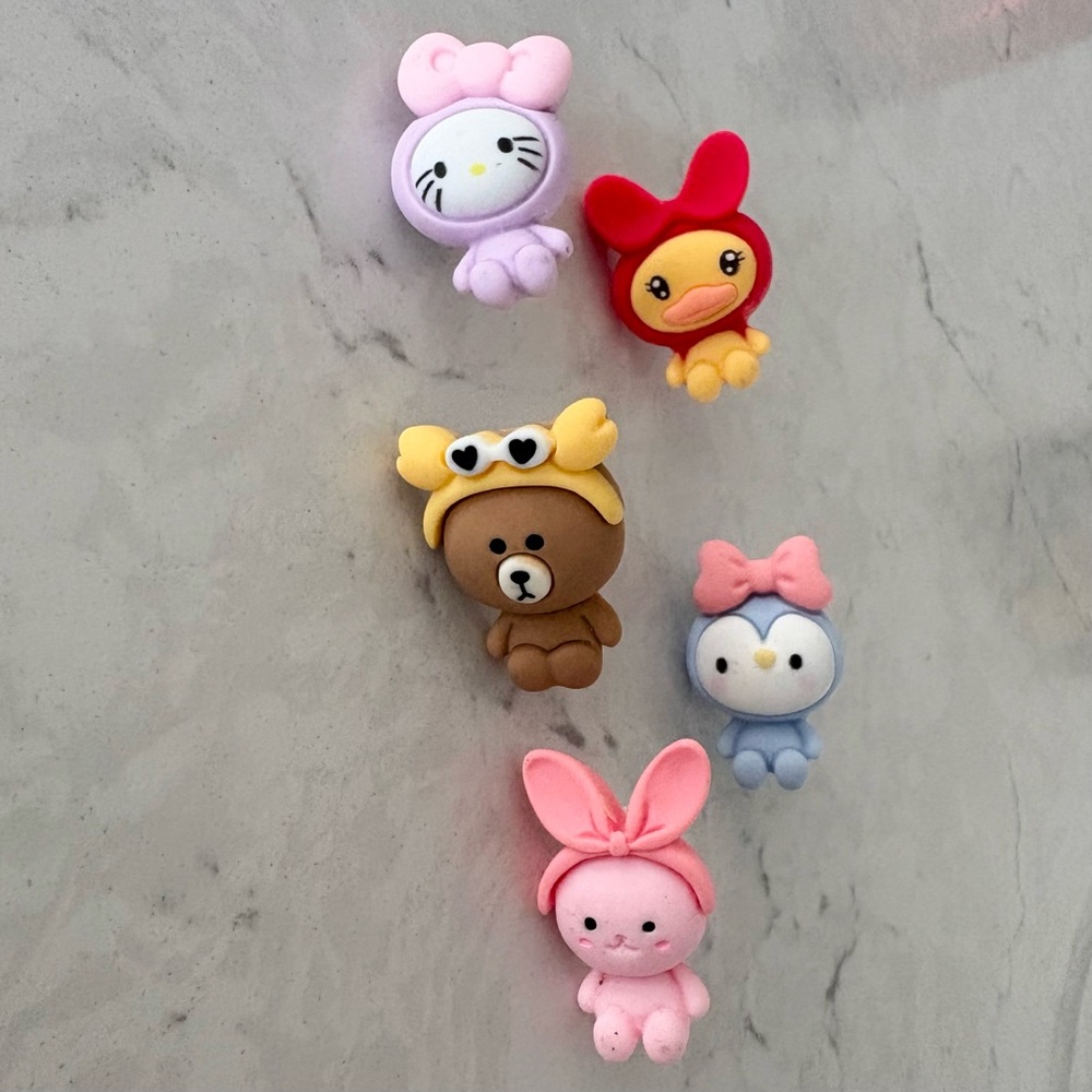 Super Cute Line Friends Character Shoe Lace Clip Sneakers Decoration
